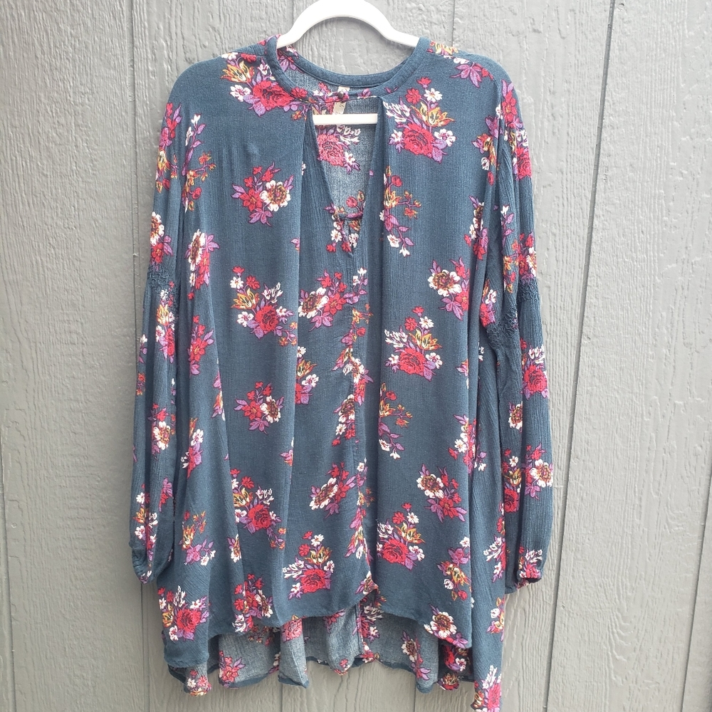 Free People Flowy Tunic Top